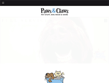 Tablet Screenshot of pawsandclawsaugusta.com